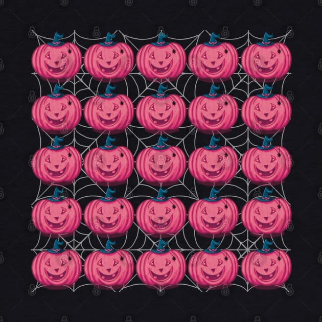 Pink pumpkin’s pattern by Xatutik-Art